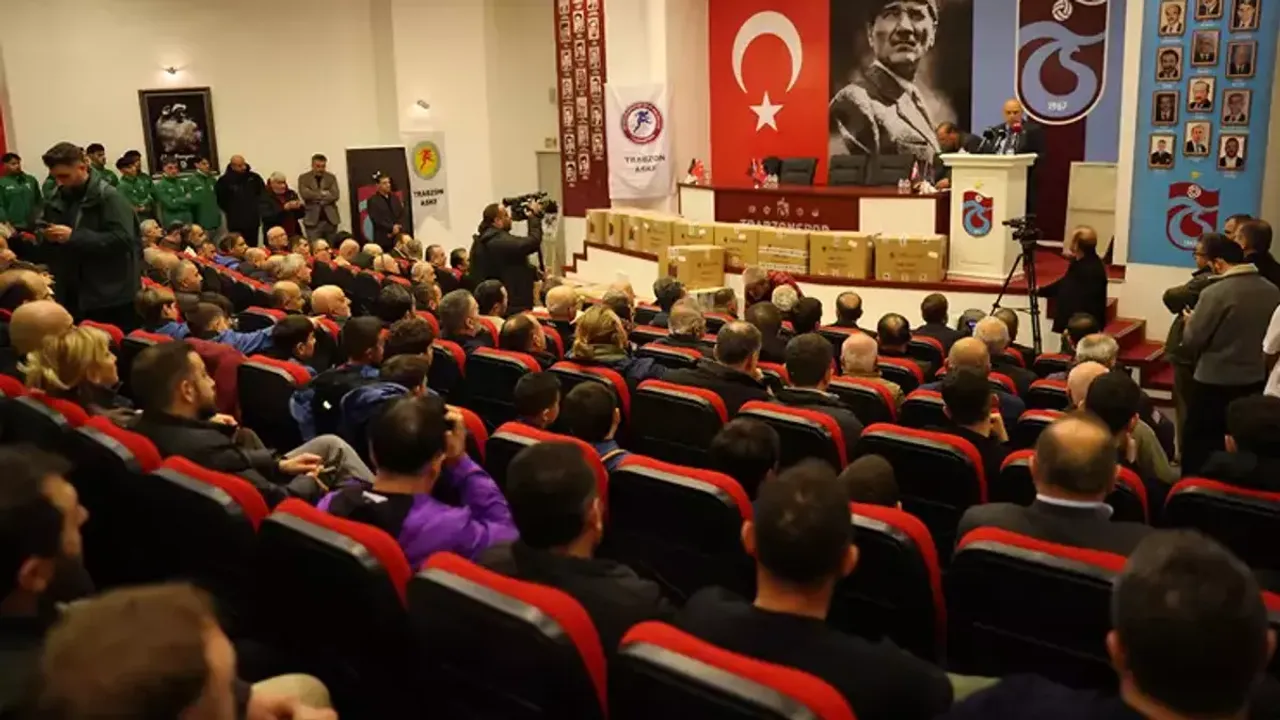 Trabzonspor'dan Amatör Futbola Güçlü Takviye: 92 Kulübe Destek Eli Uzatıldı!