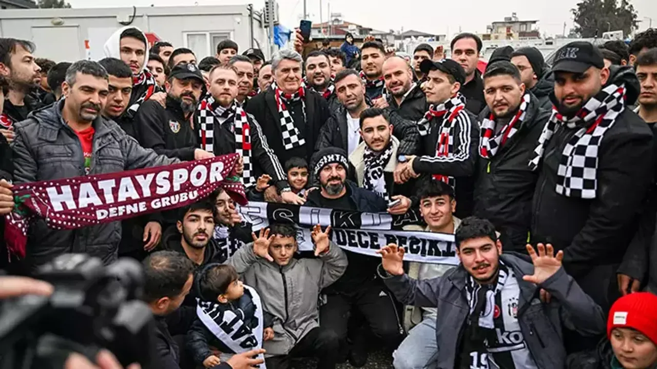 Beşiktaş'tan Hatay'a Vefa Ziyareti: Başkan Adalı Depremzedelerle Buluştu