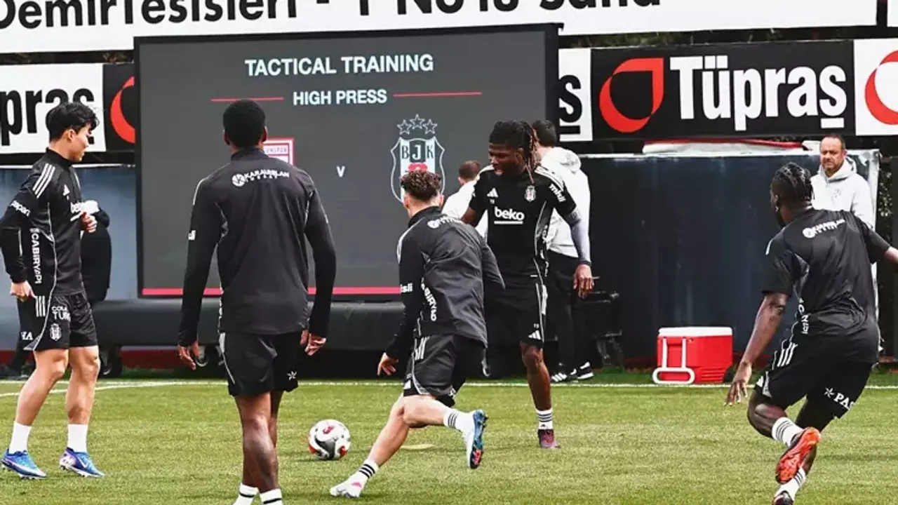 Beşiktaş’ta Taktik Mesaisi! Sergen Yalçın Detaylara İndi