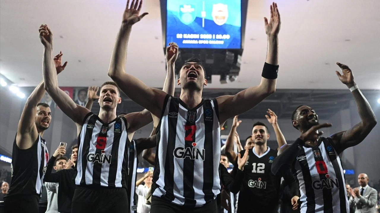 Beşiktaş, EuroCup'ta Türk Telekom'u Ankara'da Devirerek Yükselişini Sürdürdü!