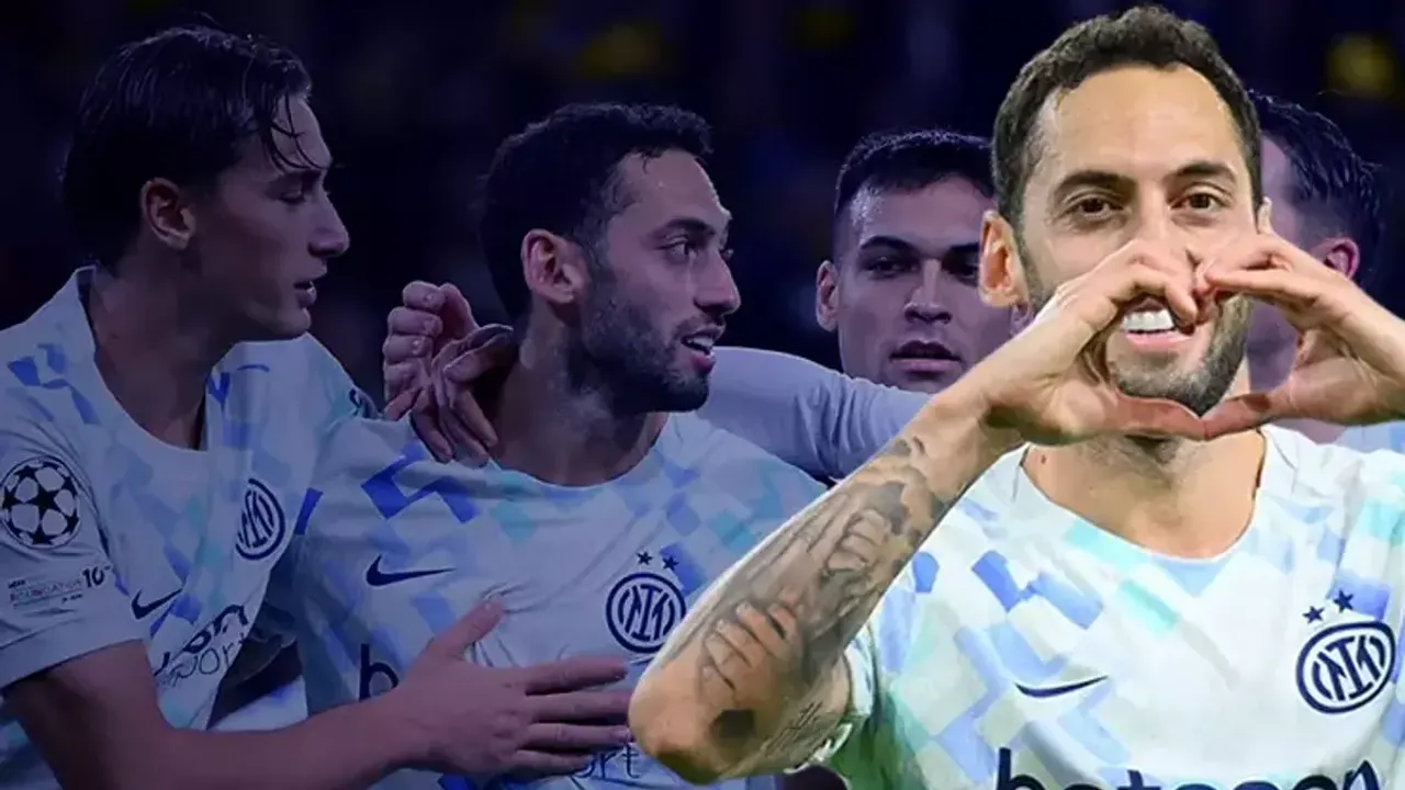 Inter, U.S Gilloise deplasmanında farka gitti! Hakan Çalhanoğlu penaltıdan ağları sarstı