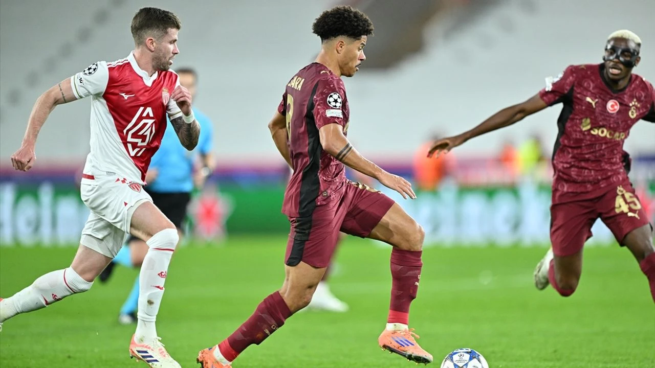 Şampiyonlar Ligi'nde Galatasaray'a Şok: Monaco'da İkinci Yarıda Hedefi Bulamadı!