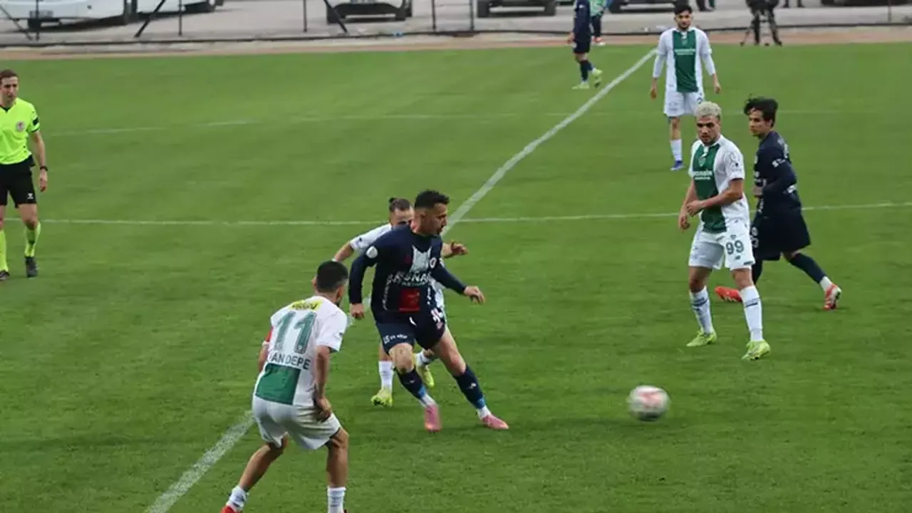 Bursaspor Fethiye'de Şok Yaşadı: Kritik Puan Kaybı ve Kırmızı Kart!