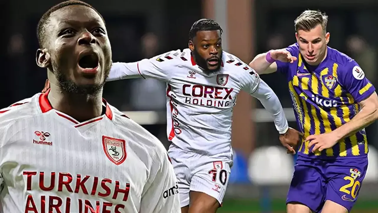 Samsunspor son dakika golüyle kazandı! Eyüpspor - Samsunspor 1-2