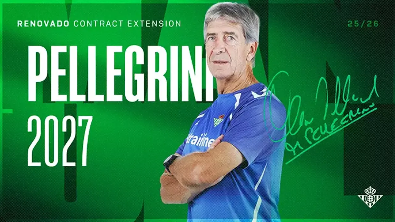 Real Betis, Tarihi Mimarı Manuel Pellegrini ile Yola Devam Kararı Aldı!