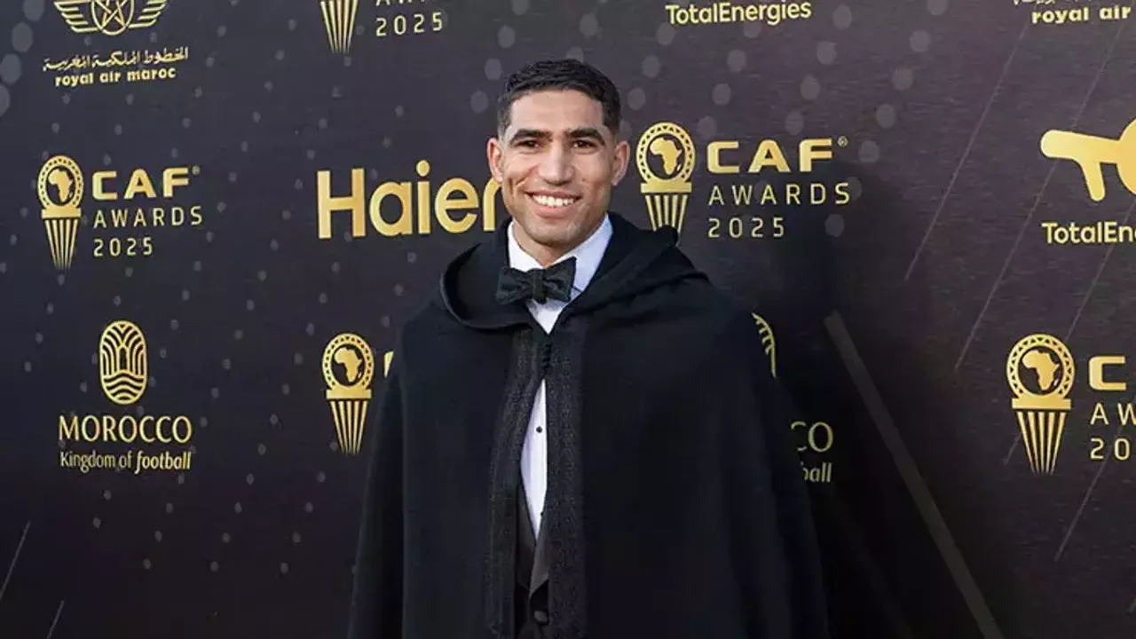 Fas'ın Gururu Achraf Hakimi, Afrika'da Zirveye Çıktı: 2025 Yılının En İyisi!