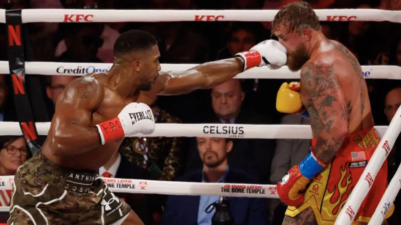 Anthony Joshua, Jake Paul'u Nakavtla Susturdu: Miami Ringinde Büyük Kapışma!