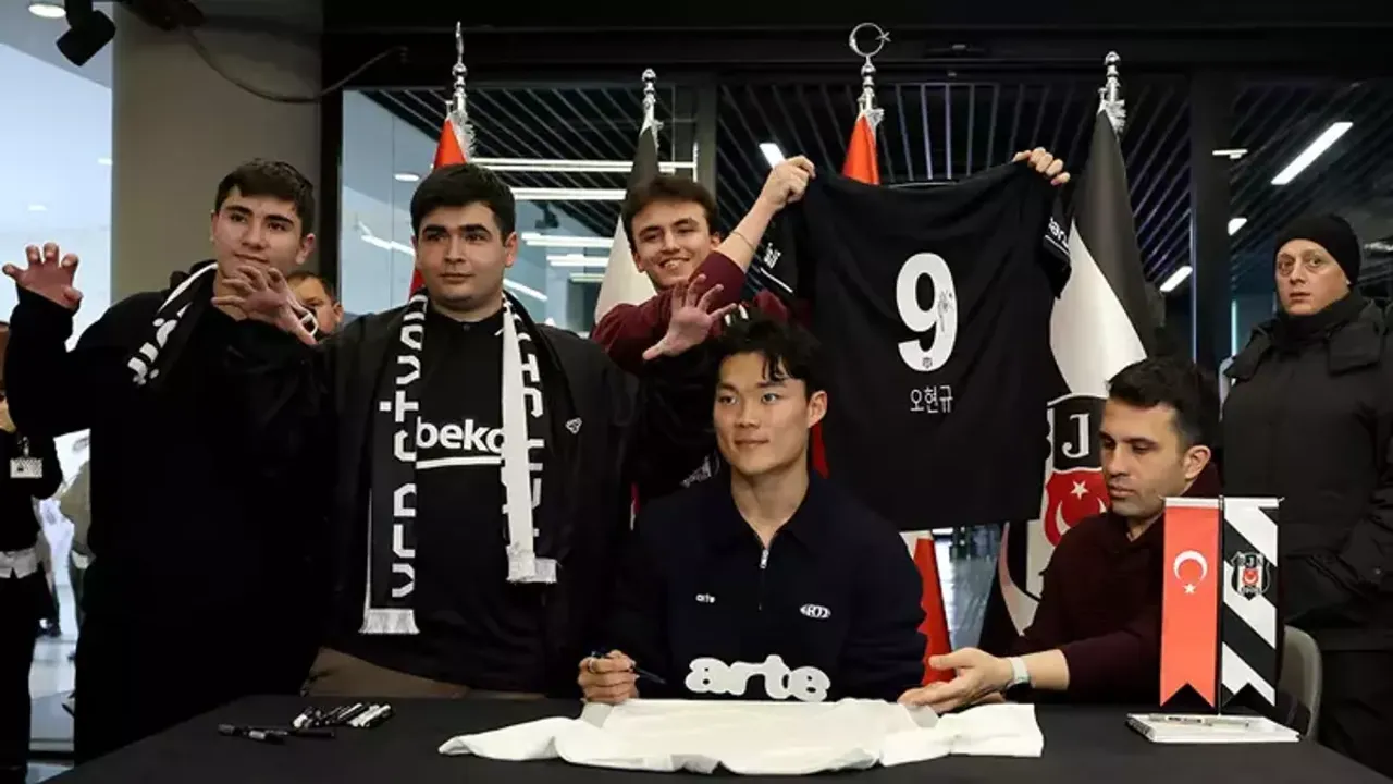 Beşiktaş'ın Yeni Yıldızı Oh Hyeon-gyu'ya Büyük İlgi: İmza Gününde Taraftar Akını!