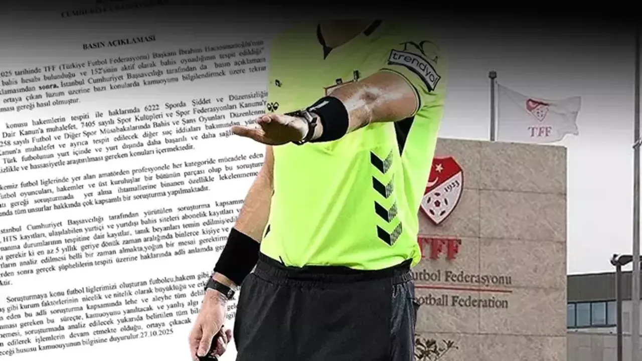 Futbol Dünyasında Deprem! Hakem Bahis Skandalı Soruşturması Genişliyor: Son 5 Yıl Mercek Altında